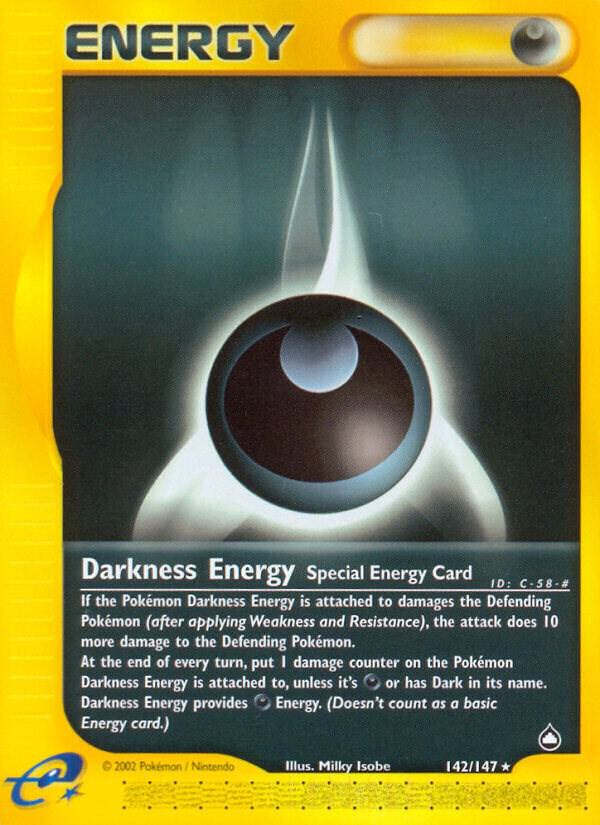 Darkness Energy 142/147 (Aquapolis)  | Good Games Adelaide SA