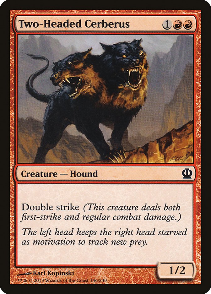 Two-Headed Cerberus 146 (Theros)  - Foil | Good Games Adelaide SA
