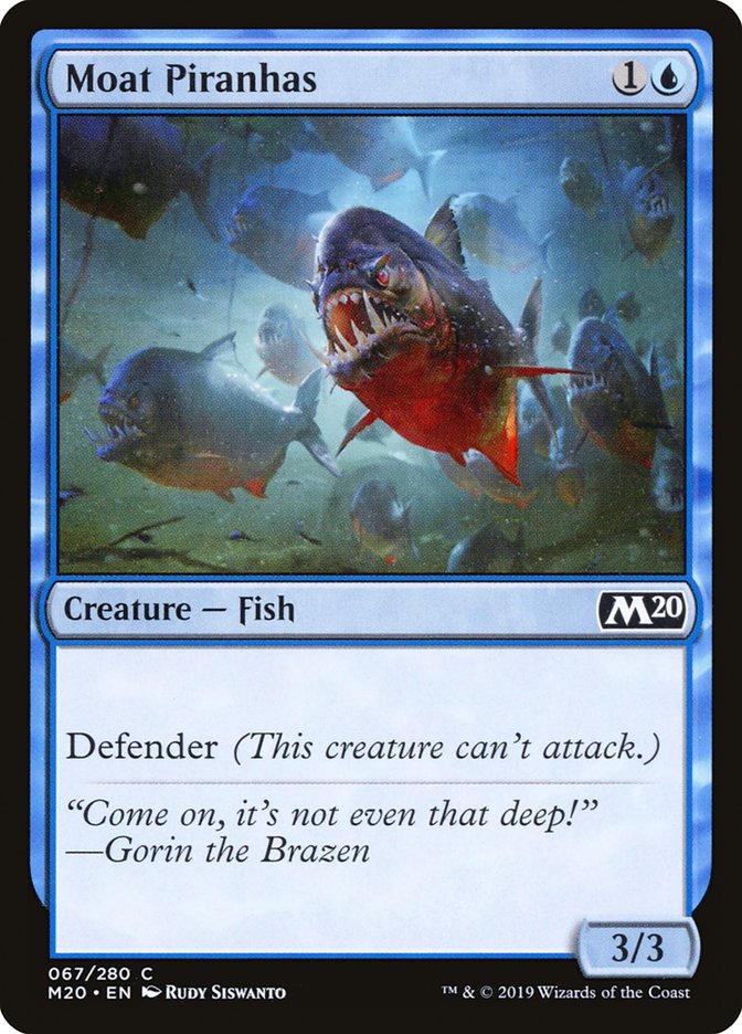 Moat Piranhas 67 (Core Set 2020)  - Foil | Good Games Adelaide SA