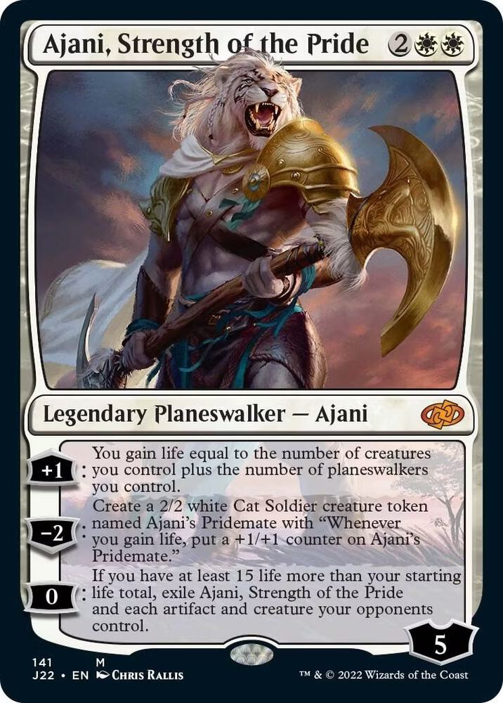 Ajani, Strength of the Pride 141 (Jumpstart 2022)  | Good Games Adelaide SA