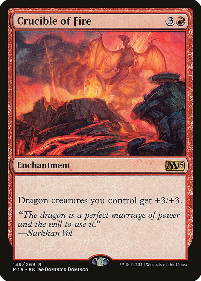 Crucible of Fire 139 (Magic 2015 (M15))  - Foil | Good Games Adelaide SA