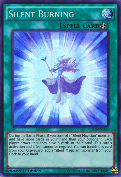 Silent Burning [DPRP-EN005] Super Rare | Good Games Adelaide SA