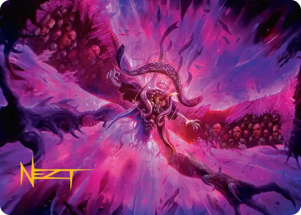 Hades Sorcerer of Eld Art Card Gold Stamped Signature 12 (Art Series: FINAL FANTASY)  | Good Games Adelaide SA