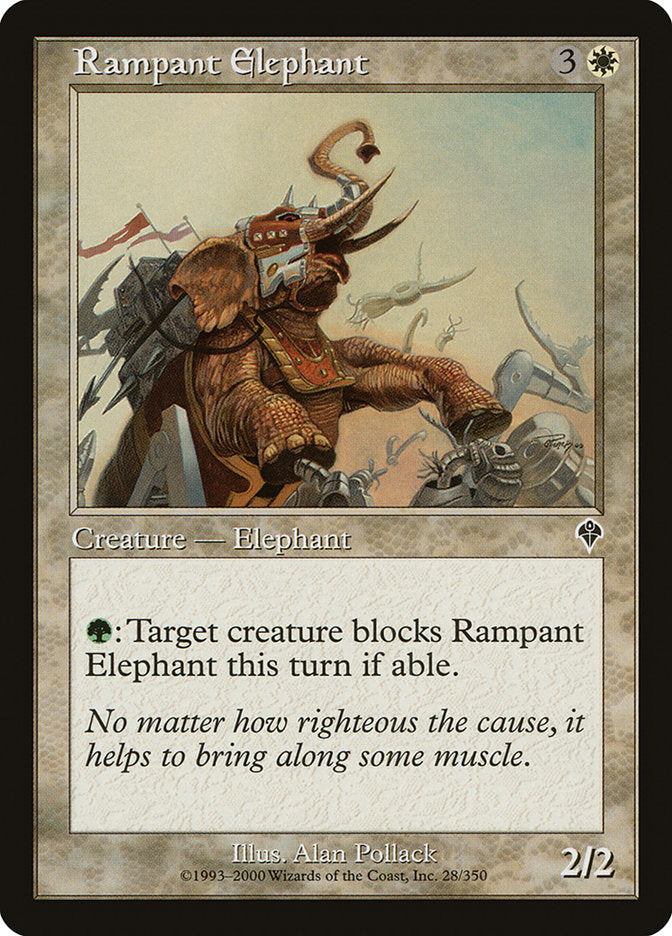 Rampant Elephant 28 (Invasion)  | Good Games Adelaide SA