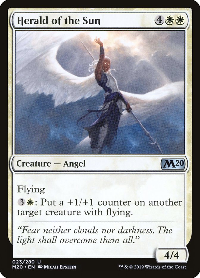 Herald of the Sun 23 (Core Set 2020)  - Foil | Good Games Adelaide SA