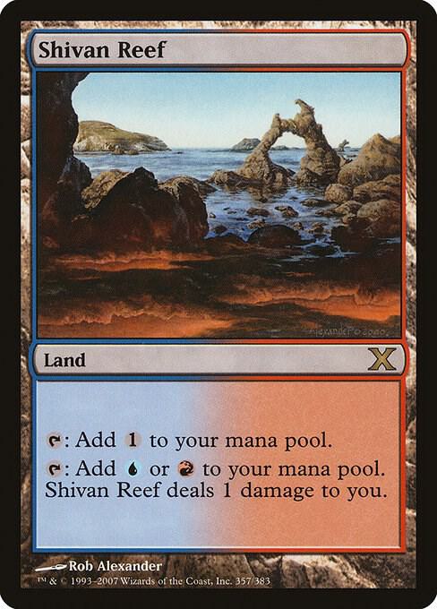 Shivan Reef 357 (10th Edition)  - Foil | Good Games Adelaide SA