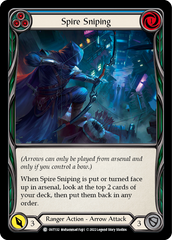 Spire Sniping (Blue) [OUT132] (Outsiders)  Rainbow Foil | Good Games Adelaide SA