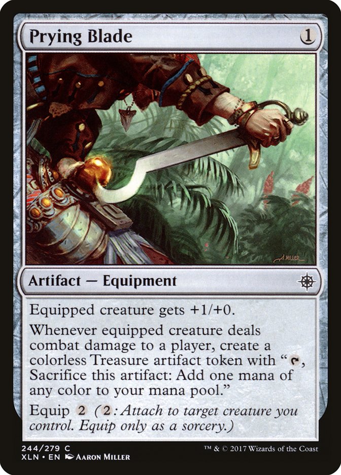 Prying Blade 244 (Ixalan)  - Foil | Good Games Adelaide SA