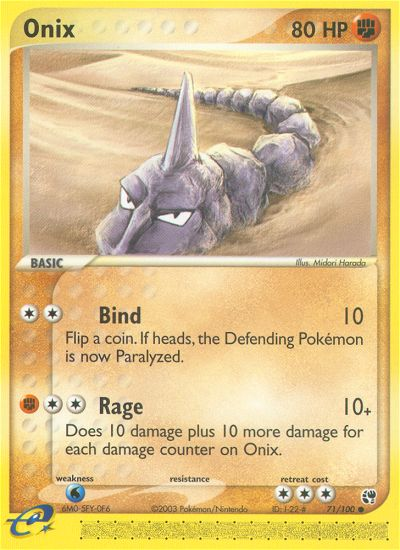 Onix (71/100) [EX: Sandstorm] | Good Games Adelaide SA