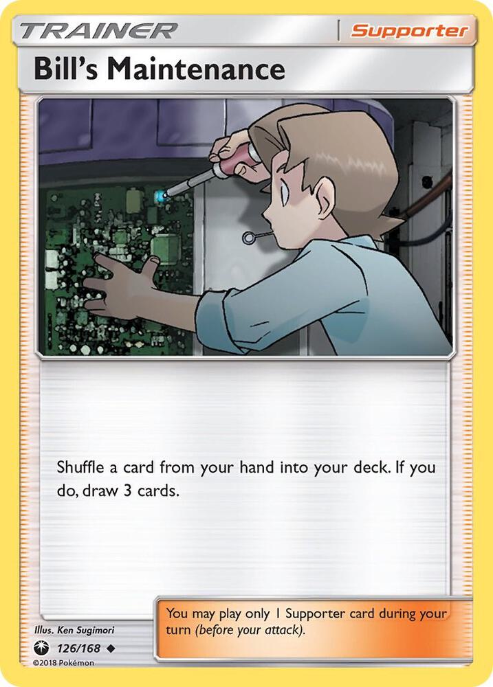 Bill's Maintenance 126/168 (SM - Celestial Storm)  | Good Games Adelaide SA