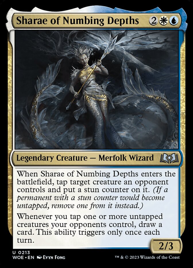 Sharae of Numbing Depths 213 (Wilds of Eldraine)  - Foil | Good Games Adelaide SA