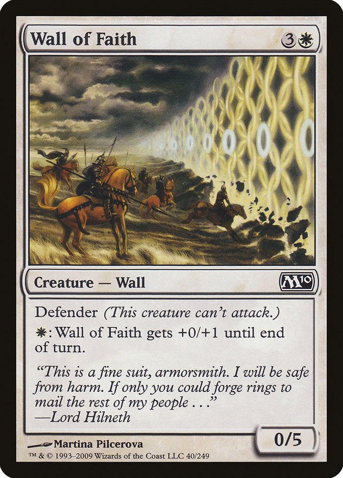 Wall of Faith 40/249 (Magic 2010 (M10))  - Foil | Good Games Adelaide SA