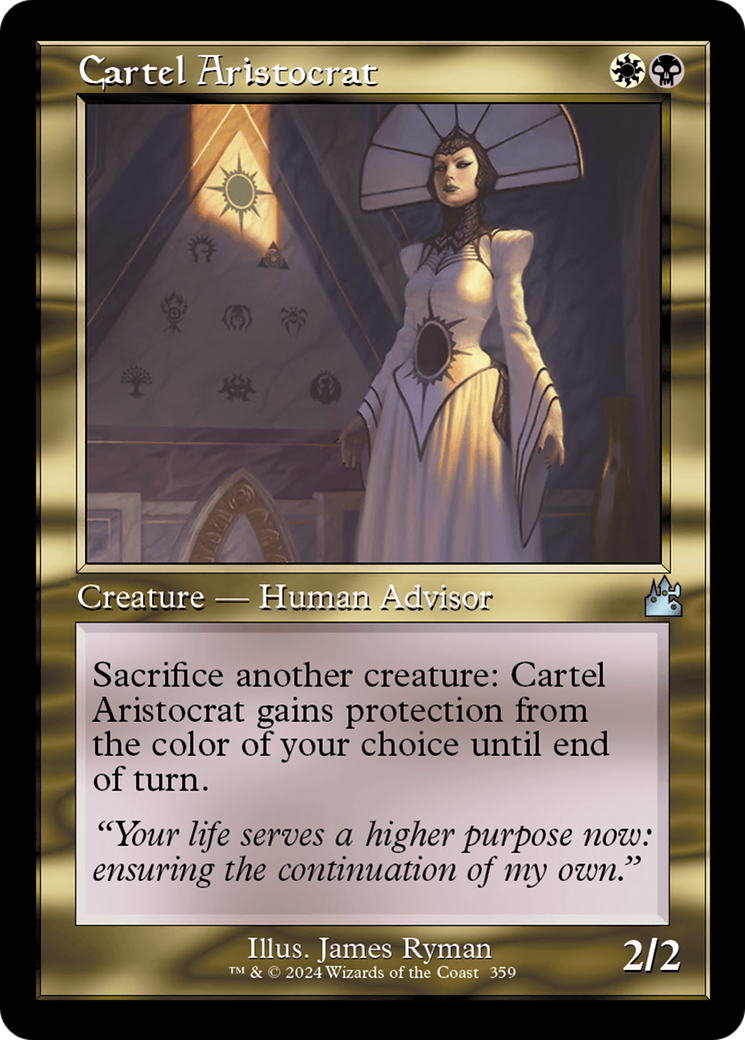 Cartel Aristocrat (Retro Frame) [Ravnica Remastered] | Good Games Adelaide SA