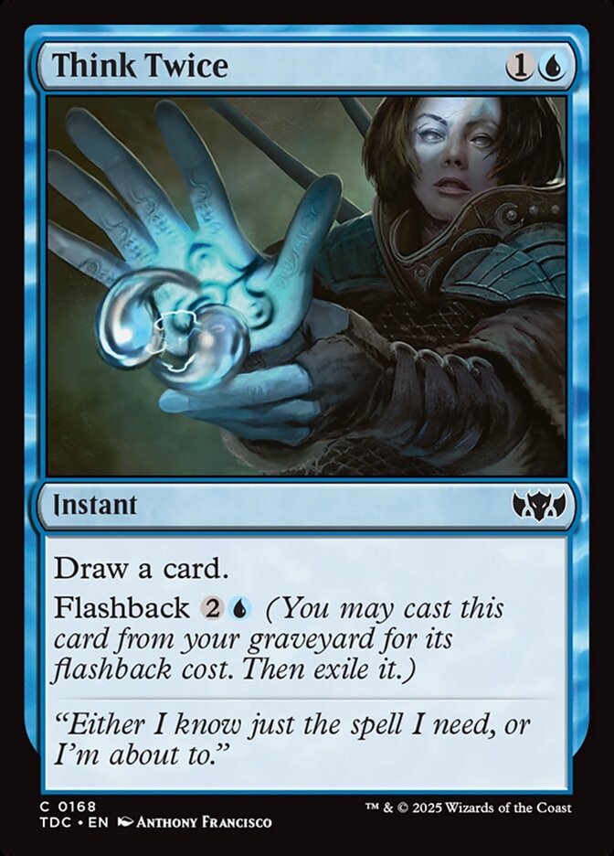 Think Twice 168 (Commander: Tarkir: Dragonstorm)  | Good Games Adelaide SA