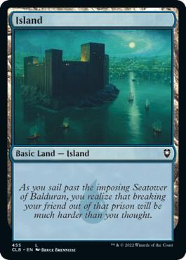 Island 455 455 (Commander Legends: Battle for Baldur's Gate)  | Good Games Adelaide SA