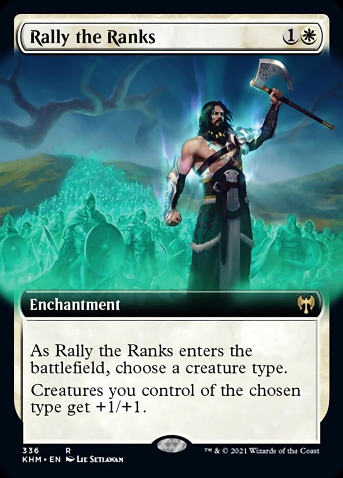 Rally the Ranks (Extended Art) [Kaldheim] | Good Games Adelaide SA