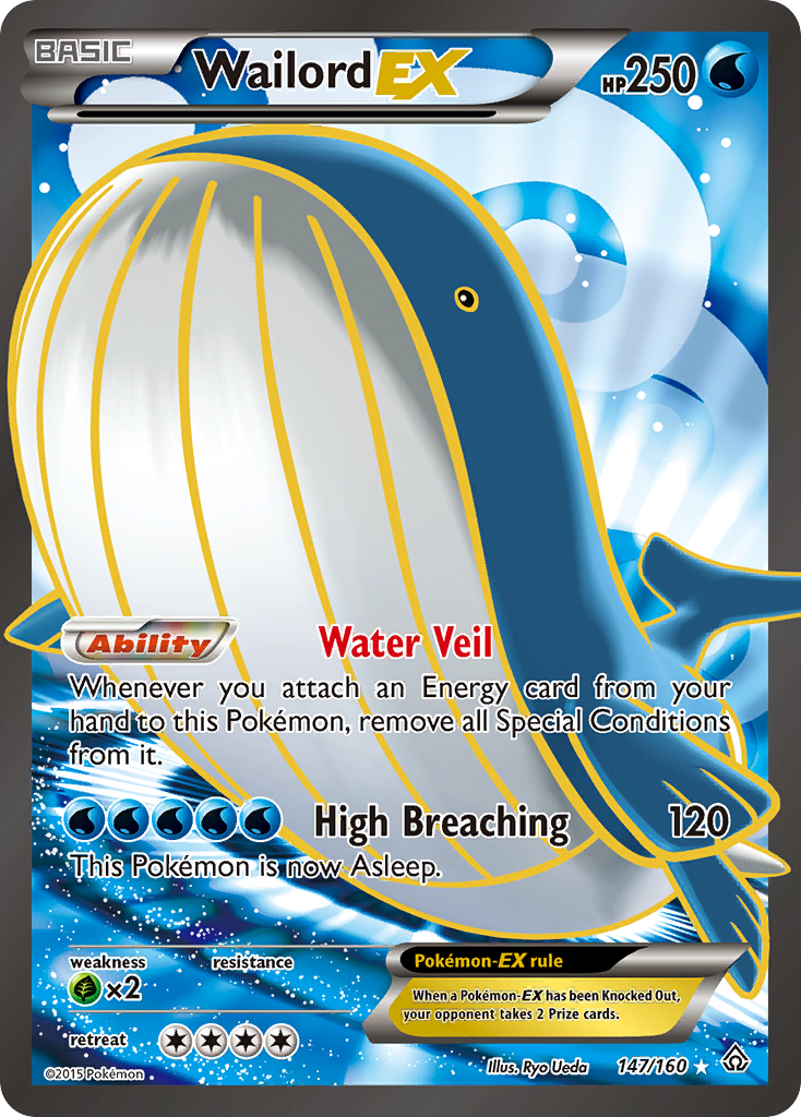 Wailord EX (147/160) [XY: Primal Clash] | Good Games Adelaide SA