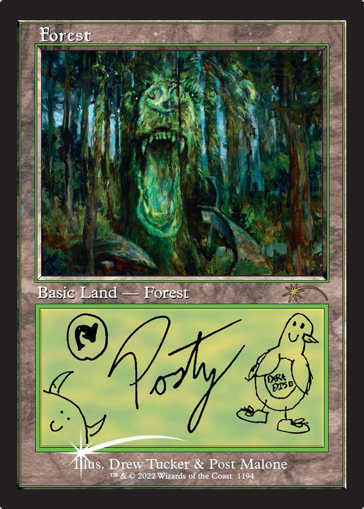 Forest Post Malone 1194 (Secret Lair Drop Series)  | Good Games Adelaide SA