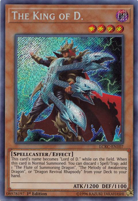The King of D. [LCKC-EN107] Secret Rare | Good Games Adelaide SA