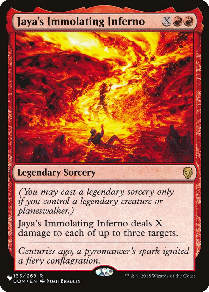 Jaya's Immolating Inferno [The List] | Good Games Adelaide SA