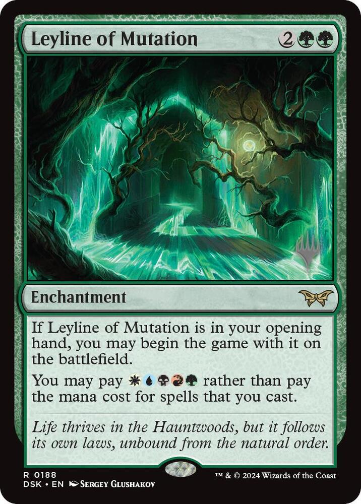 Leyline of Mutation 188 (Promo Pack: Duskmourn: House of Horror)  | Good Games Adelaide SA