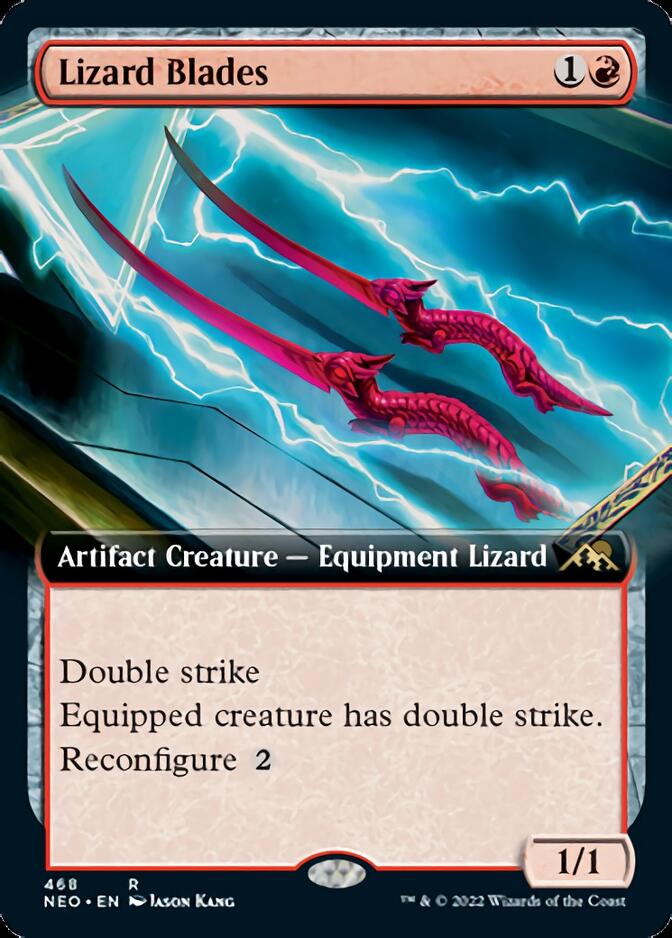 Lizard Blades (Extended) [Kamigawa: Neon Dynasty] | Good Games Adelaide SA