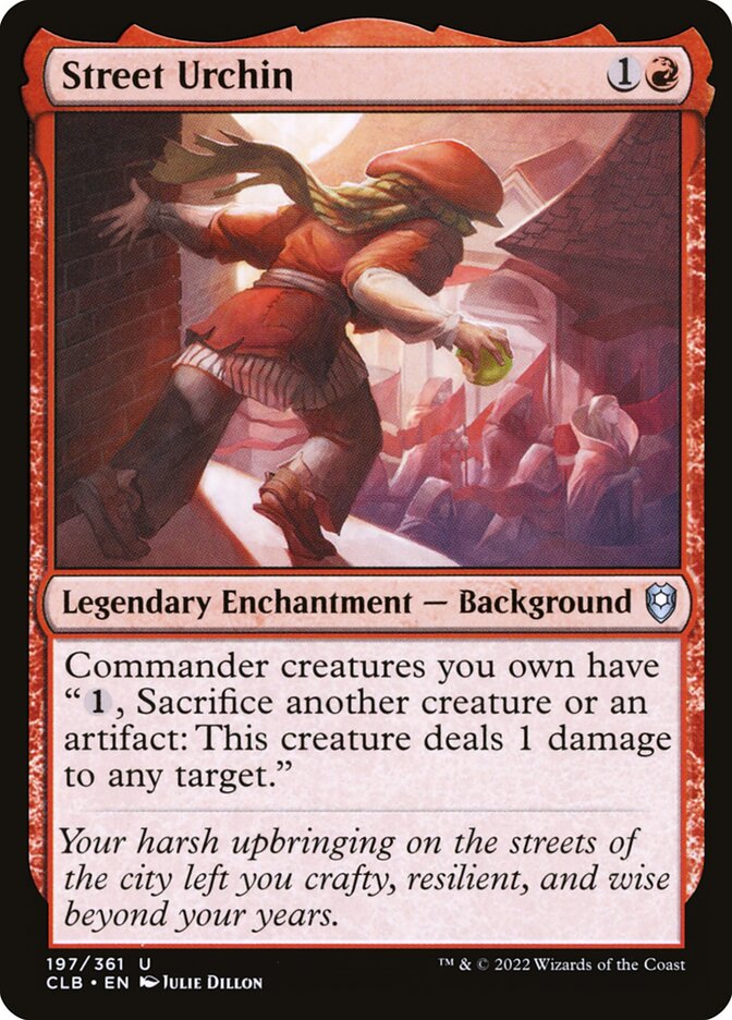Street Urchin 197 (Commander Legends: Battle for Baldur's Gate)  - Foil | Good Games Adelaide SA