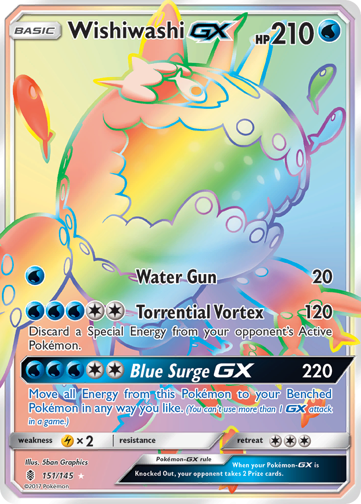 Wishiwashi GX (151/145) [Sun & Moon: Guardians Rising] | Good Games Adelaide SA
