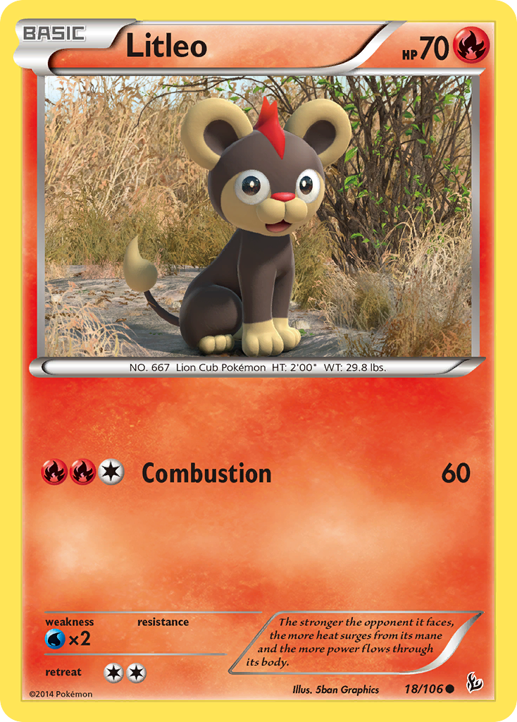 Litleo (18/106) [XY: Flashfire] | Good Games Adelaide SA