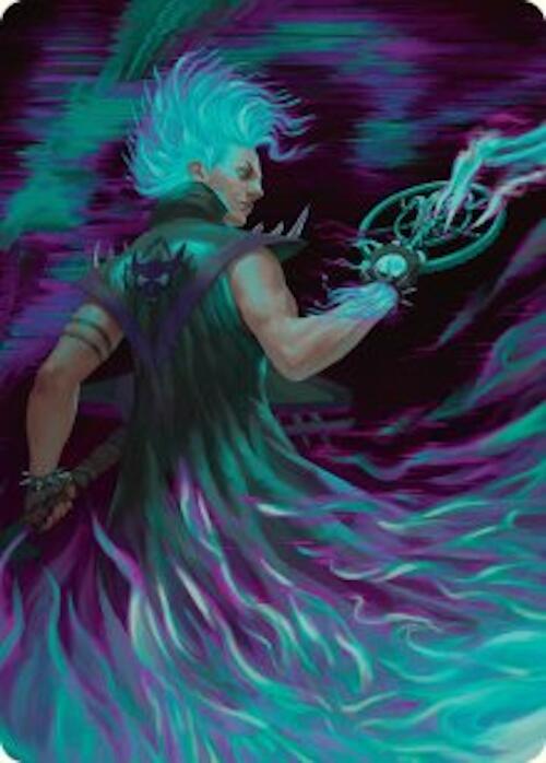 Winter Cursed Rider Art Card 7 (Art Series: Aetherdrift)  | Good Games Adelaide SA