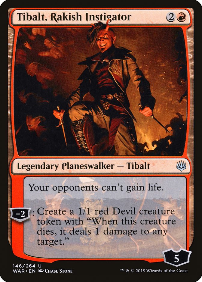 Tibalt, Rakish Instigator [War of the Spark] | Good Games Adelaide SA