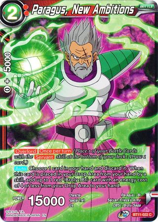 Paragus, New Ambitions [BT11-022] | Good Games Adelaide SA