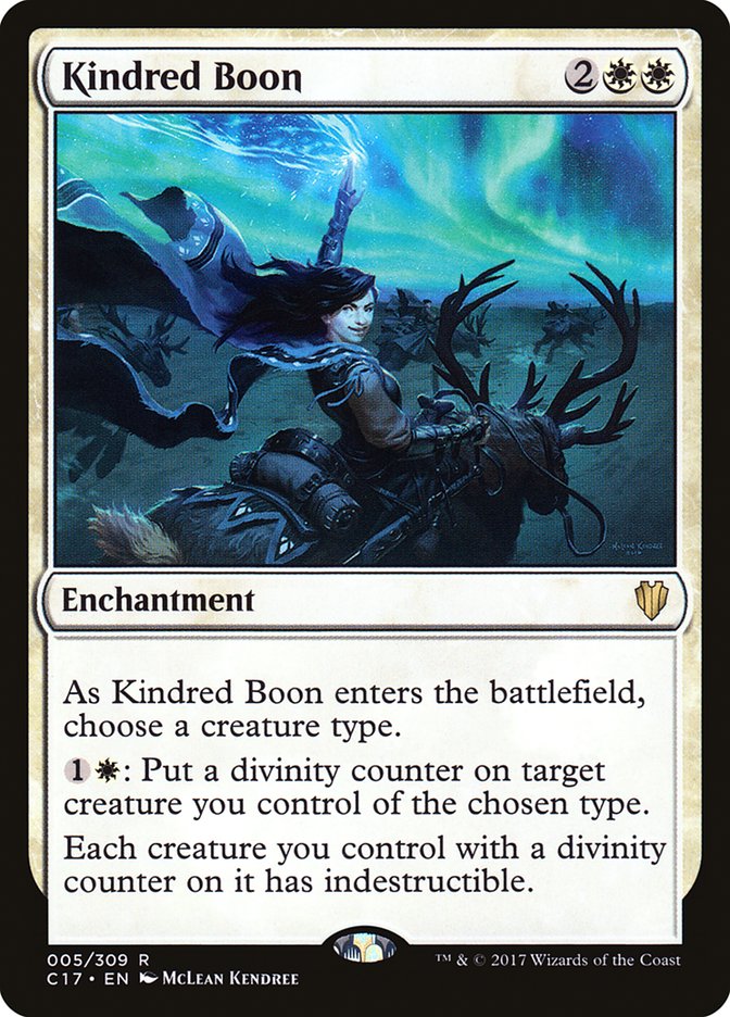 Kindred Boon [Commander 2017] | Good Games Adelaide SA