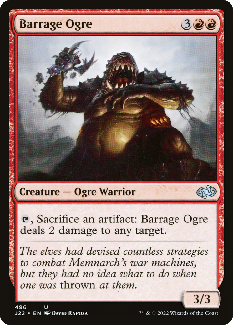 Barrage Ogre [Jumpstart 2022] | Good Games Adelaide SA
