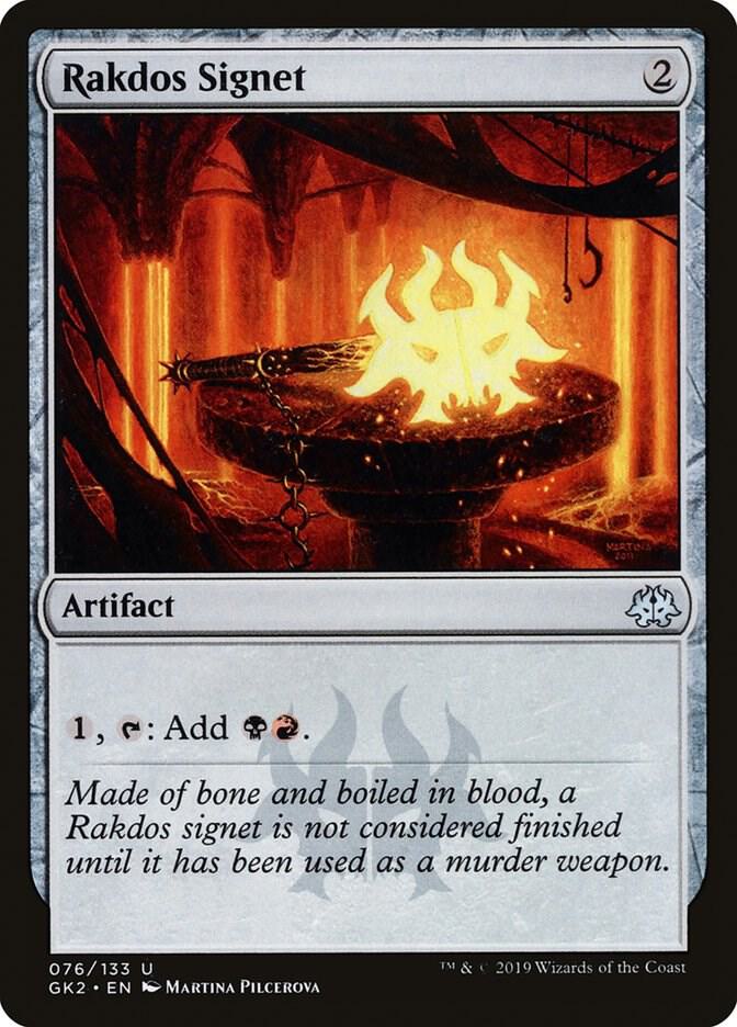 Rakdos Signet 76 (Ravnica Allegiance: Guild Kits)  | Good Games Adelaide SA