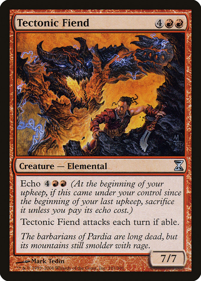 Tectonic Fiend 181 (Time Spiral)  | Good Games Adelaide SA