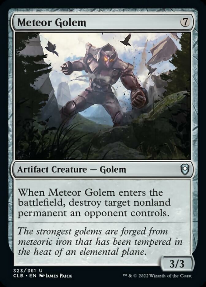Meteor Golem [Commander Legends: Battle for Baldur's Gate] | Good Games Adelaide SA