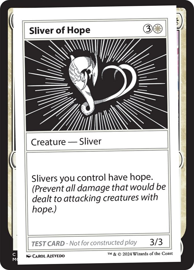 Sliver of Hope  (Mystery Booster 2 Playtest Cards)  | Good Games Adelaide SA