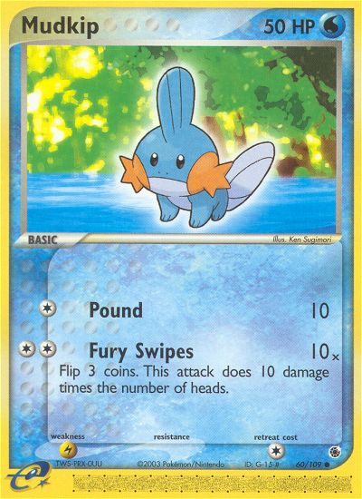 Mudkip (60/109) [EX: Ruby & Sapphire] | Good Games Adelaide SA