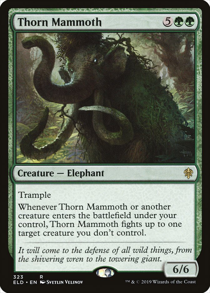 Thorn Mammoth [Throne of Eldraine] | Good Games Adelaide SA