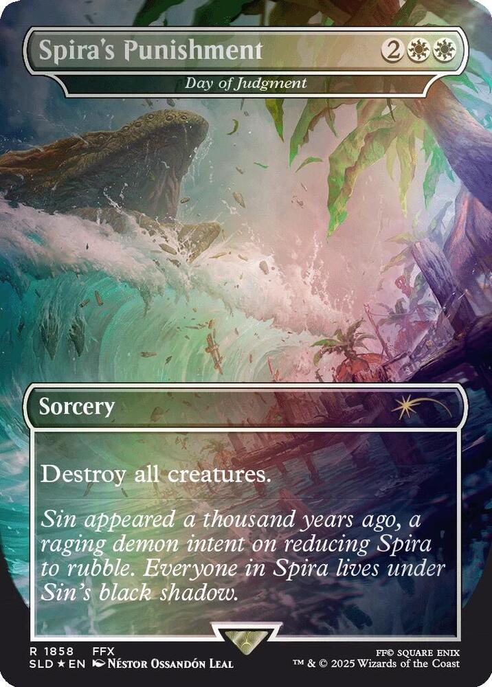 Spiras Punishment Day of Judgment Rainbow Foil 1858 (Secret Lair Drop Series)  - Foil | Good Games Adelaide SA