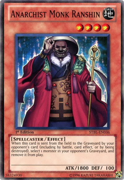 Anarchist Monk Ranshin [STBL-EN036] Super Rare | Good Games Adelaide SA