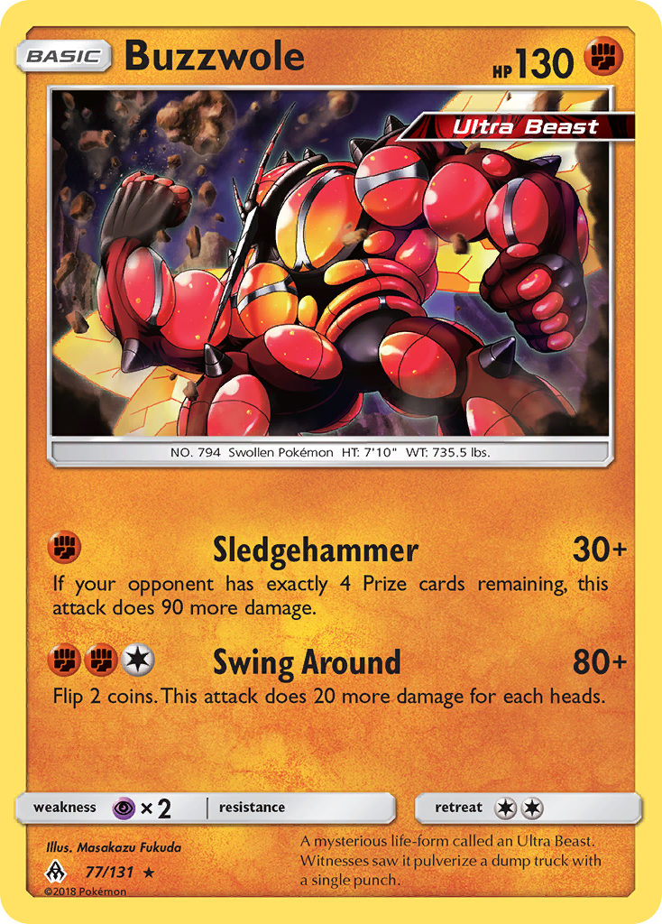 Buzzwole (77/131) [Sun & Moon: Forbidden Light] | Good Games Adelaide SA