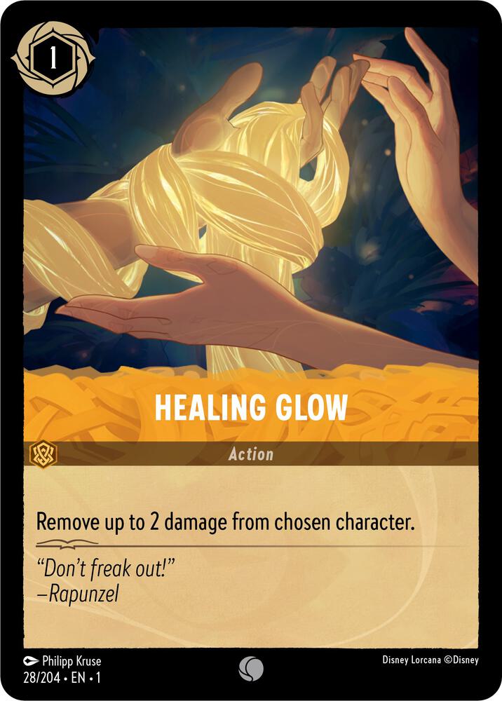 Healing Glow 28/204 (The First Chapter)  - Cold Foil | Good Games Adelaide SA
