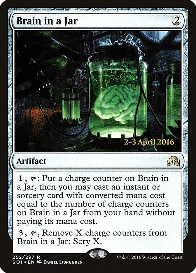 Brain in a Jar 252 (Prerelease Cards)  - Foil | Good Games Adelaide SA