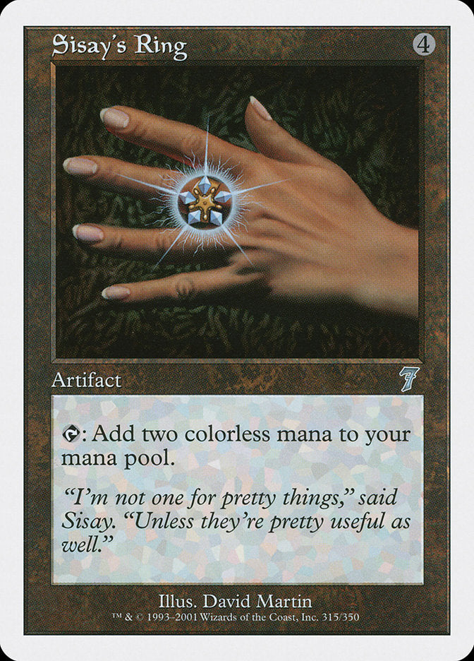 Sisay's Ring [Seventh Edition] | Good Games Adelaide SA