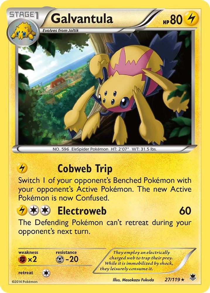 Galvantula 27/119 (XY - Phantom Forces)  | Good Games Adelaide SA