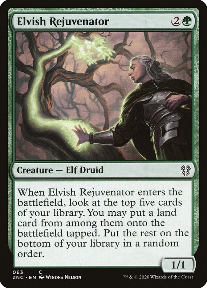Elvish Rejuvenator 63 (Commander: Zendikar Rising)  | Good Games Adelaide SA