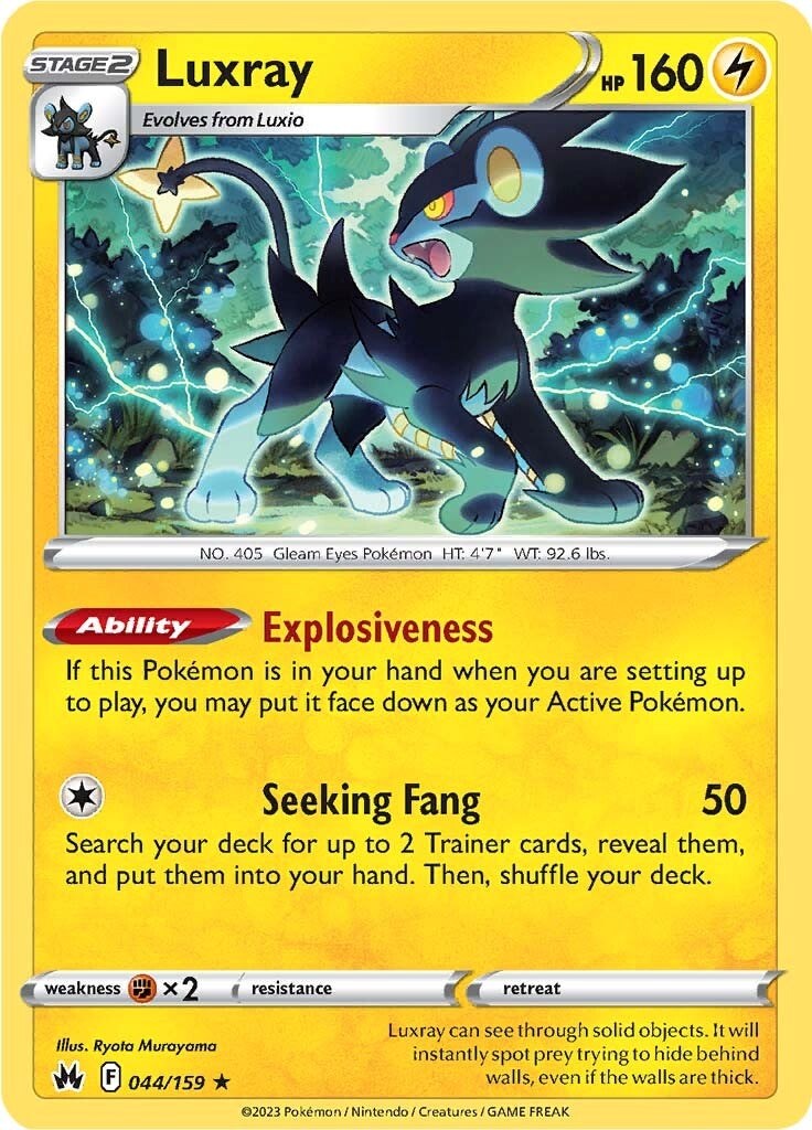 Luxray (044/159) (44) [Sword & Shield: Crown Zenith] | Good Games Adelaide SA