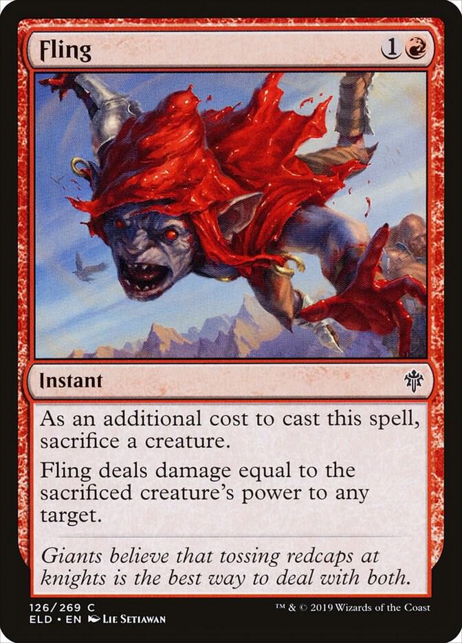 Fling 126 (Throne of Eldraine)  - Foil | Good Games Adelaide SA